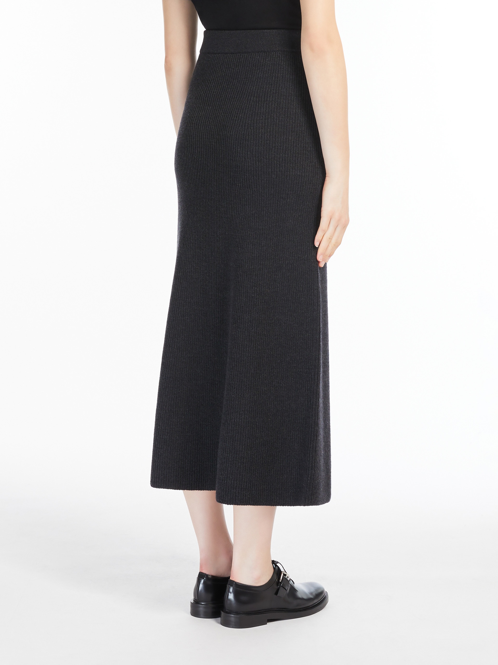AGILE Wool flared skirt - 4