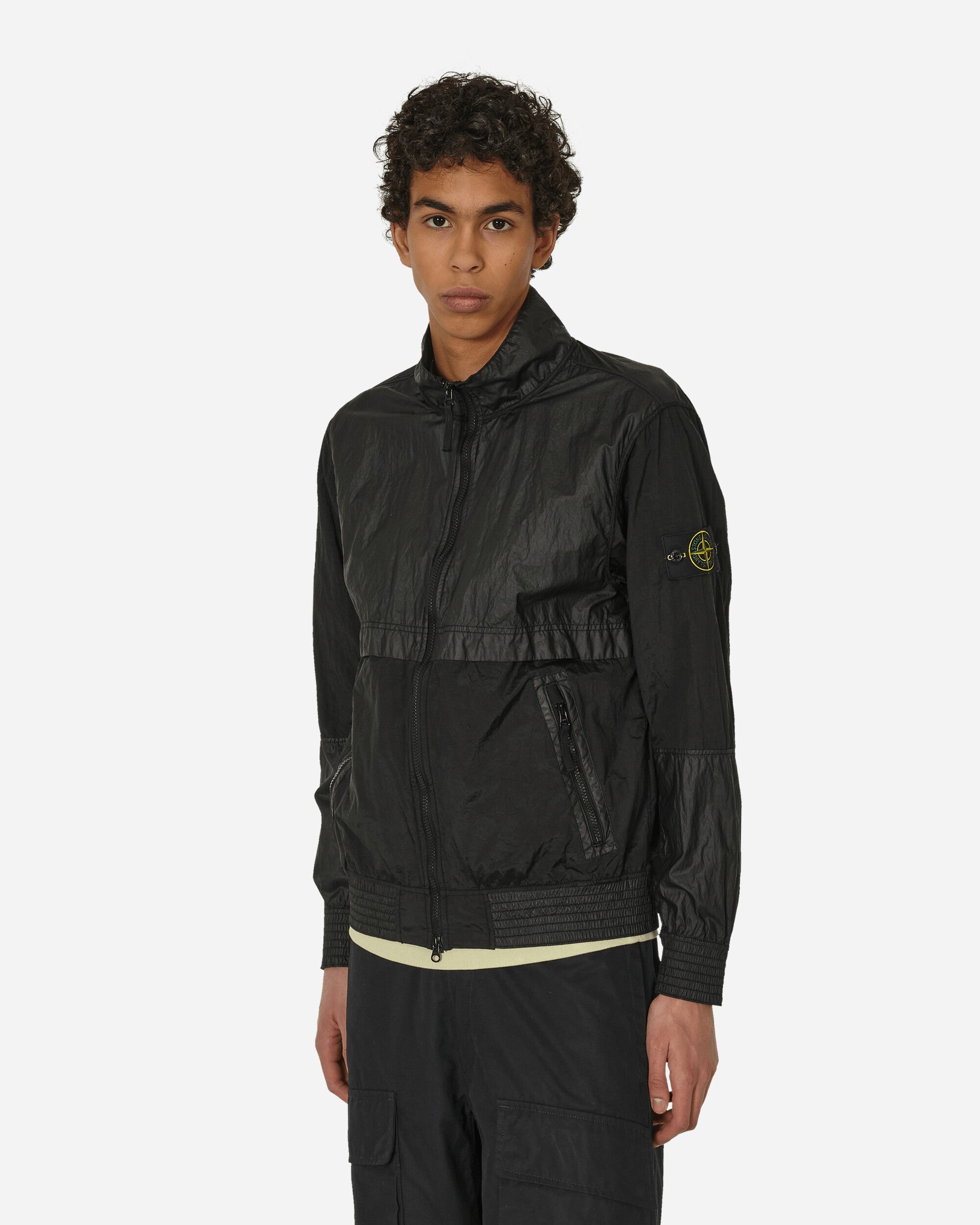 Stone Island Nylon Metal Watro-TC Jacket Black slamjam REVERSIBLE