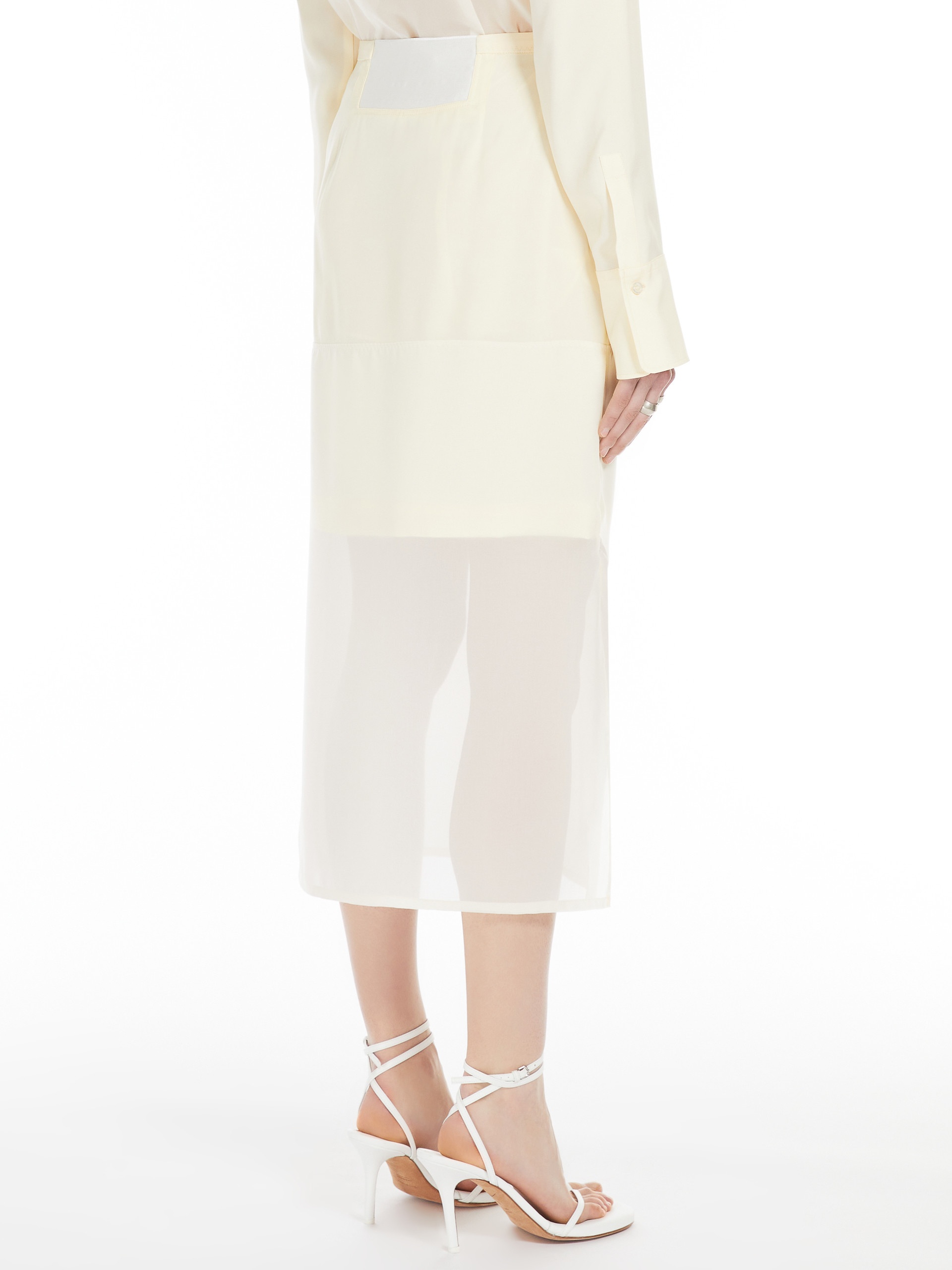 AMICO Straight-fit flounced skirt - 4