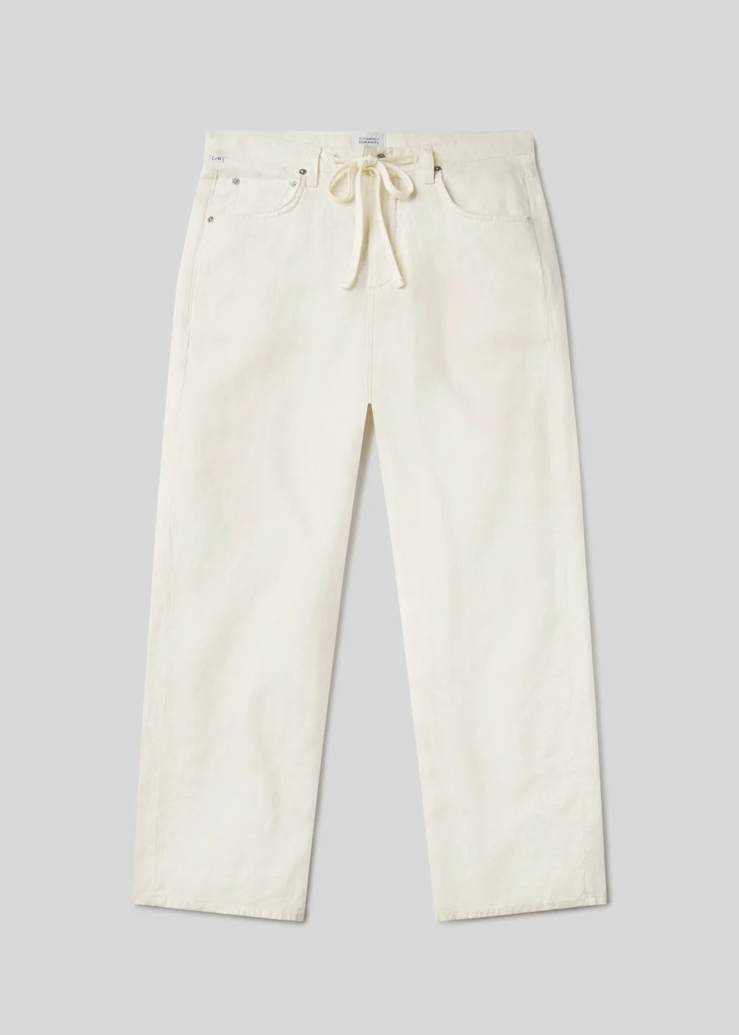 Brynn Drawstring Linen Trouser
In Vanilla - 1