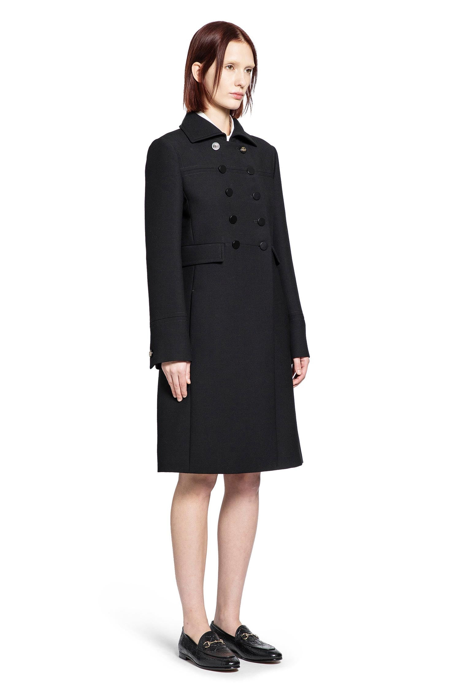 Double-breasted Wool Coat - 2