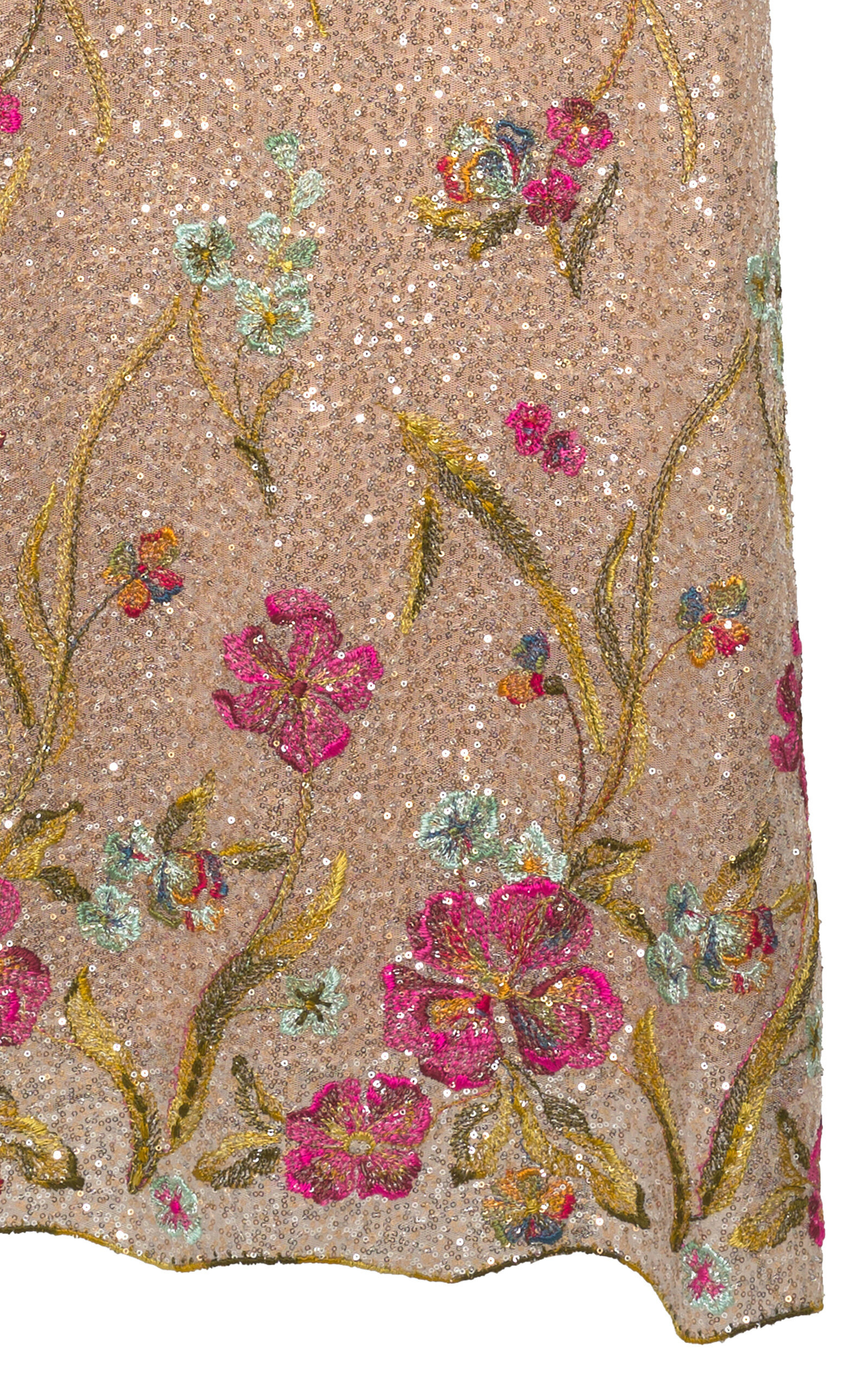 Zaffiro Embroidered Maxi Dress light pink - 4