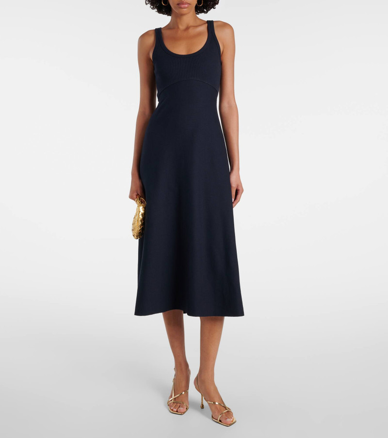 DOROTHEE SCHUMACHER Rib Romance cotton-blend midi dress outlook