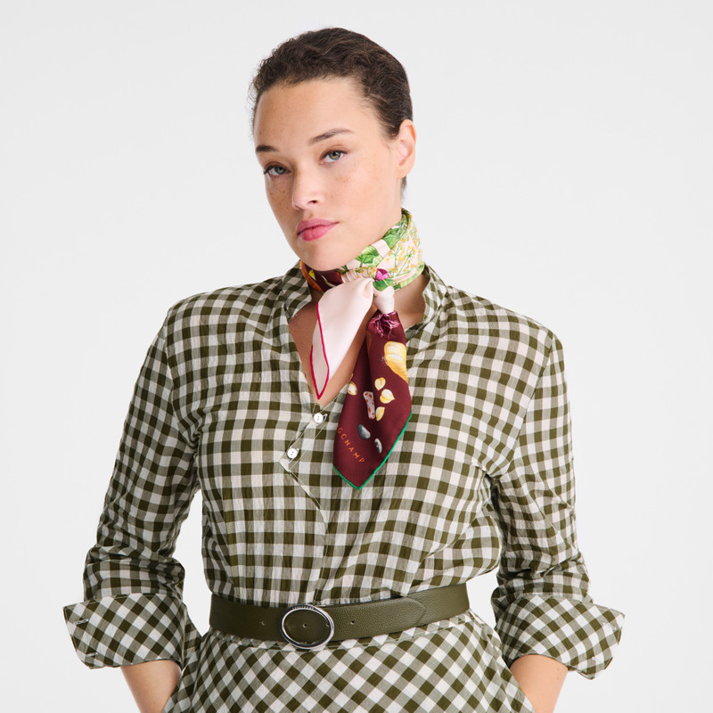 Longchamp Beyond the Garden Silk scarf 90 Multicolor - OTHER outlook