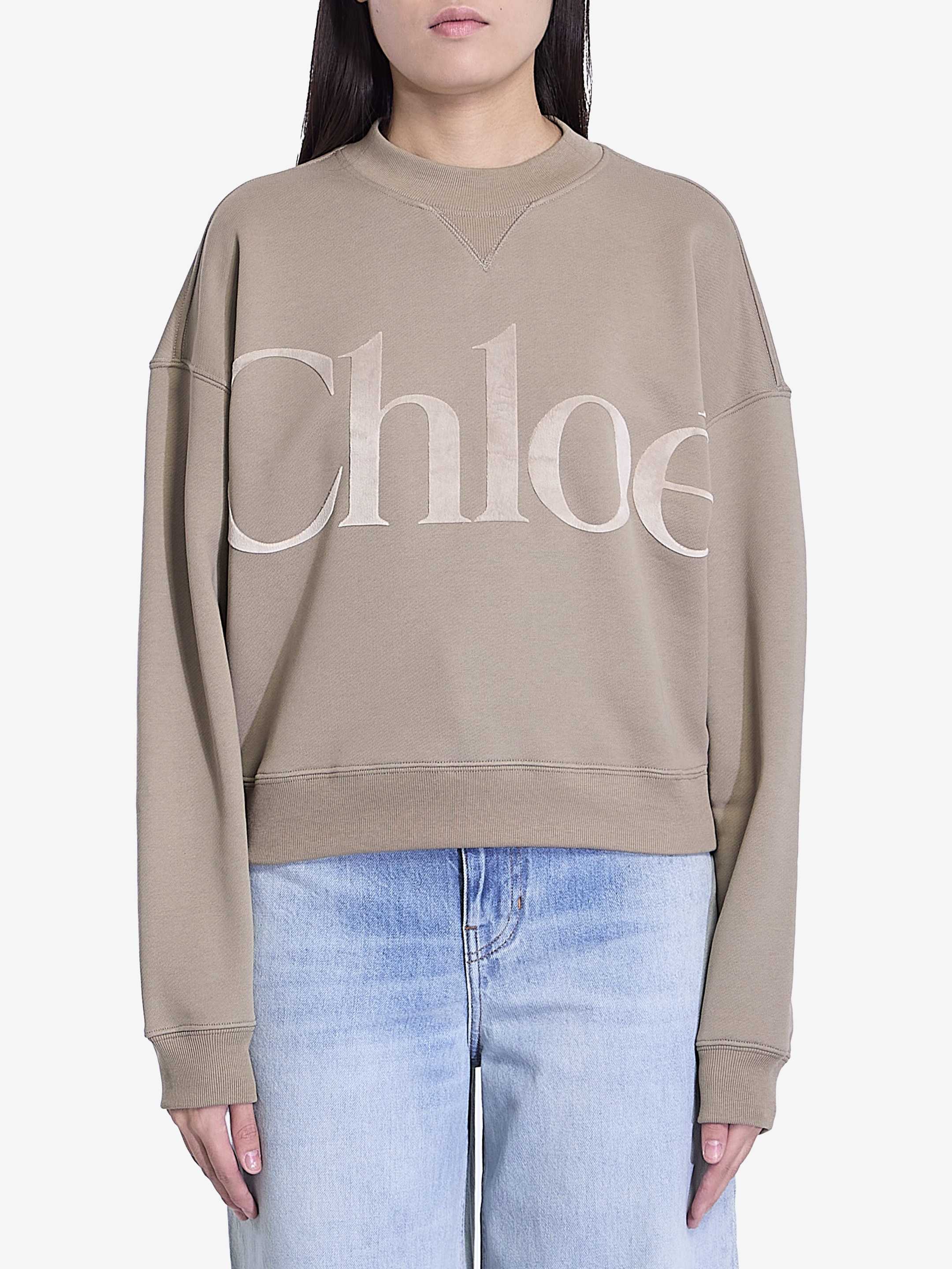 Chloé logo sweatshirt - 1