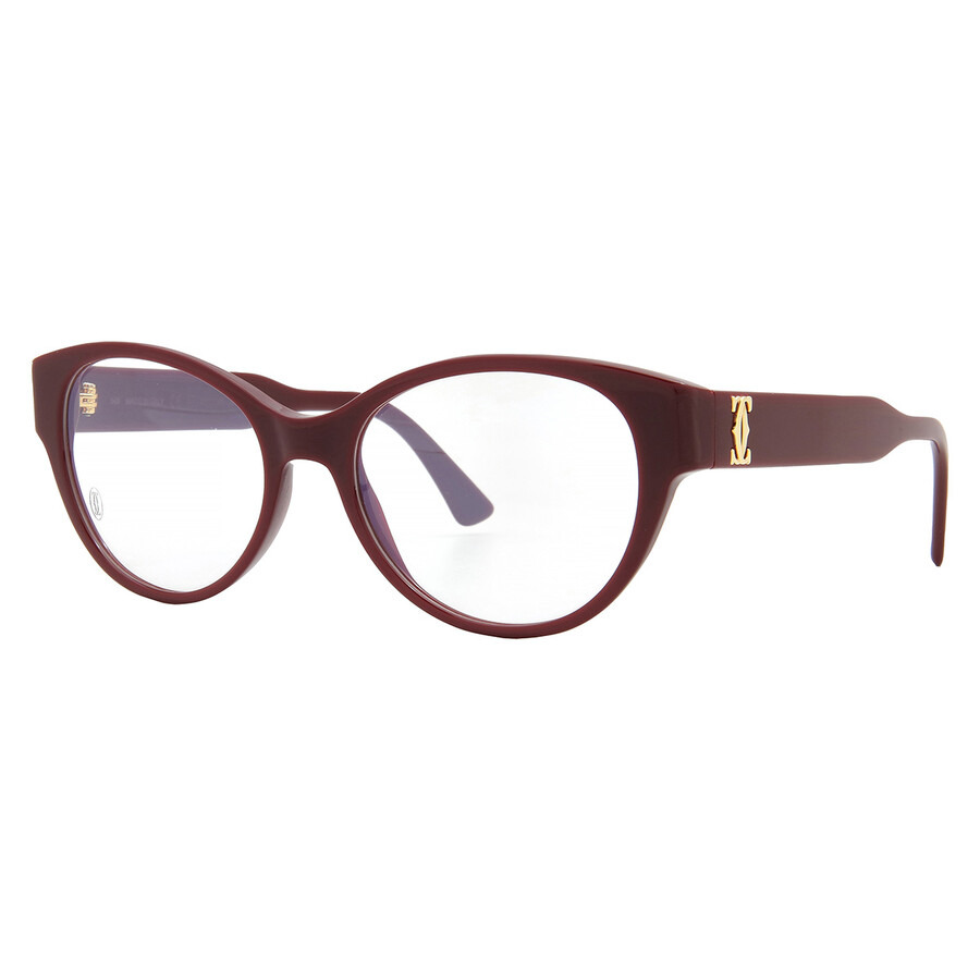 Cartier Demo Cat Eye Ladies Eyeglasses CT0315O 003 53 - 2