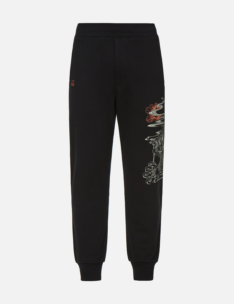 KOMAINU FRAME PRINT SWEATPANTS 1