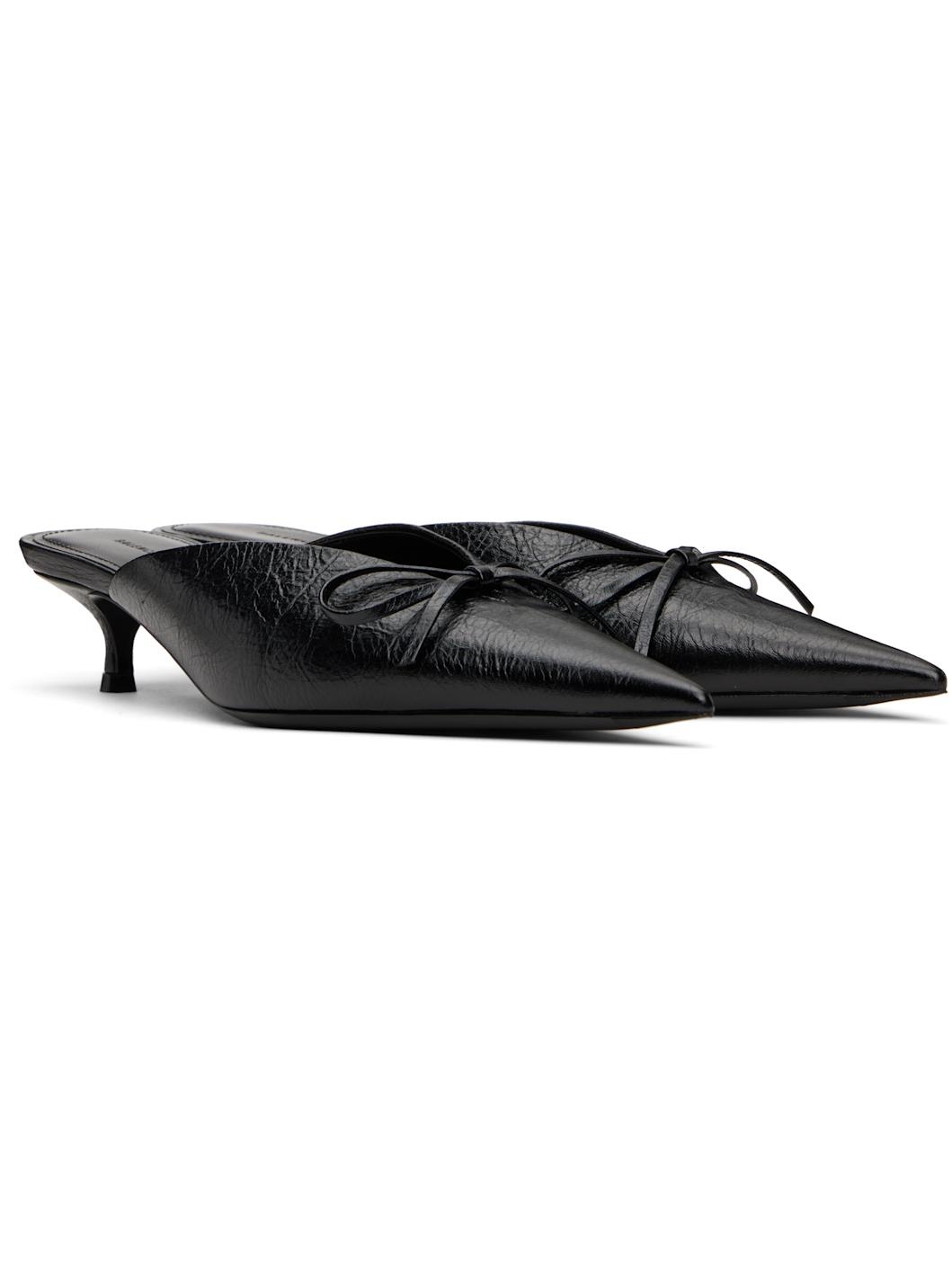 Black Knife Bow 40mm Mules - 4