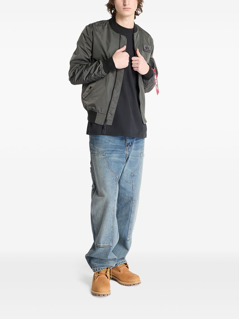 ALPHA INDUSTRIES zip-up bomber jacket outlook