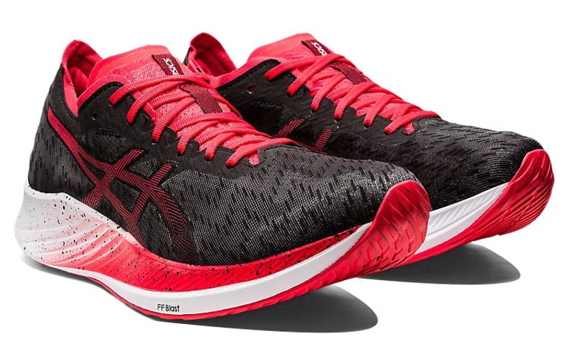 ASICS Magic Speed Running Shoes 'Black Electric Red' 1011B432-001 3