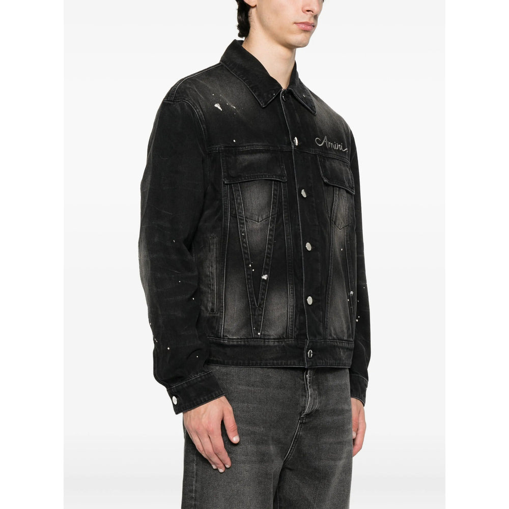 Amiri Black Jackets - Denim Jackets Men - 5