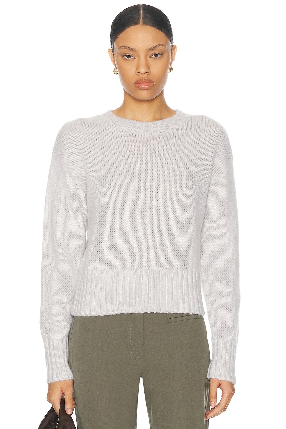Wool Cashmere Blend Sweater - 1