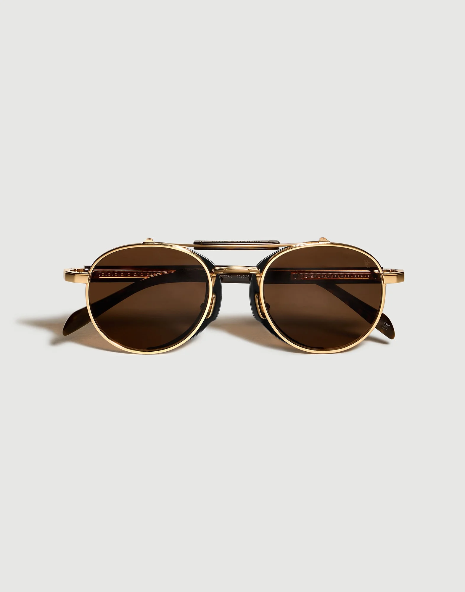Goldcraft Futura 18k solid gold sunglasses with polarized lenses - 1