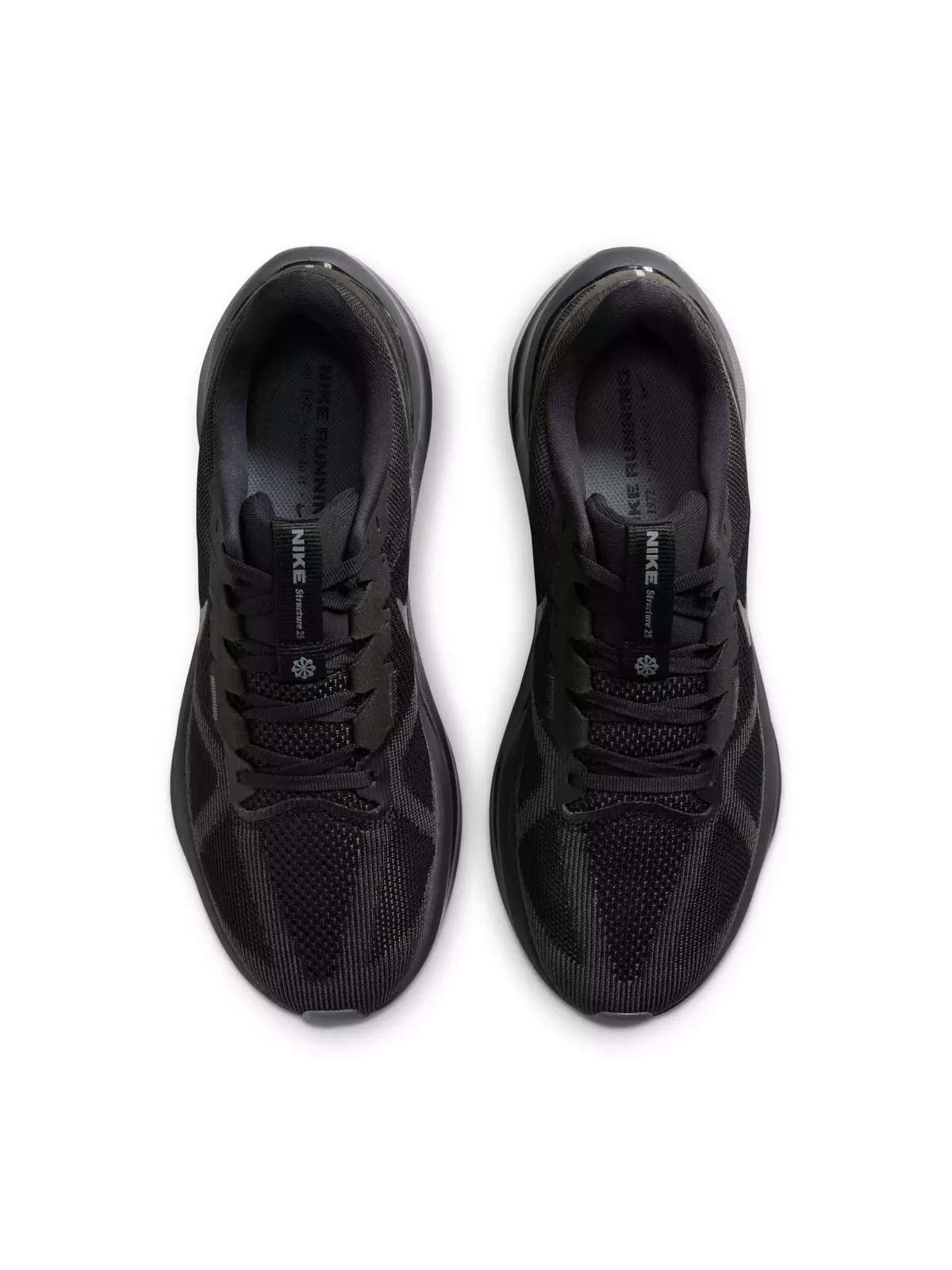 Structure 25 "Black/Black/Iron Grey" Men's Running Shoe - 4
