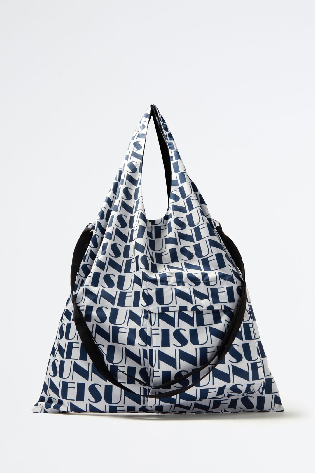REVERSIBLE NAVY & WHITE LOGO SHOPPER BAG - 2