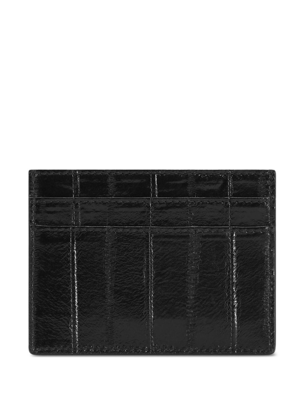 textured leather card holder - 2