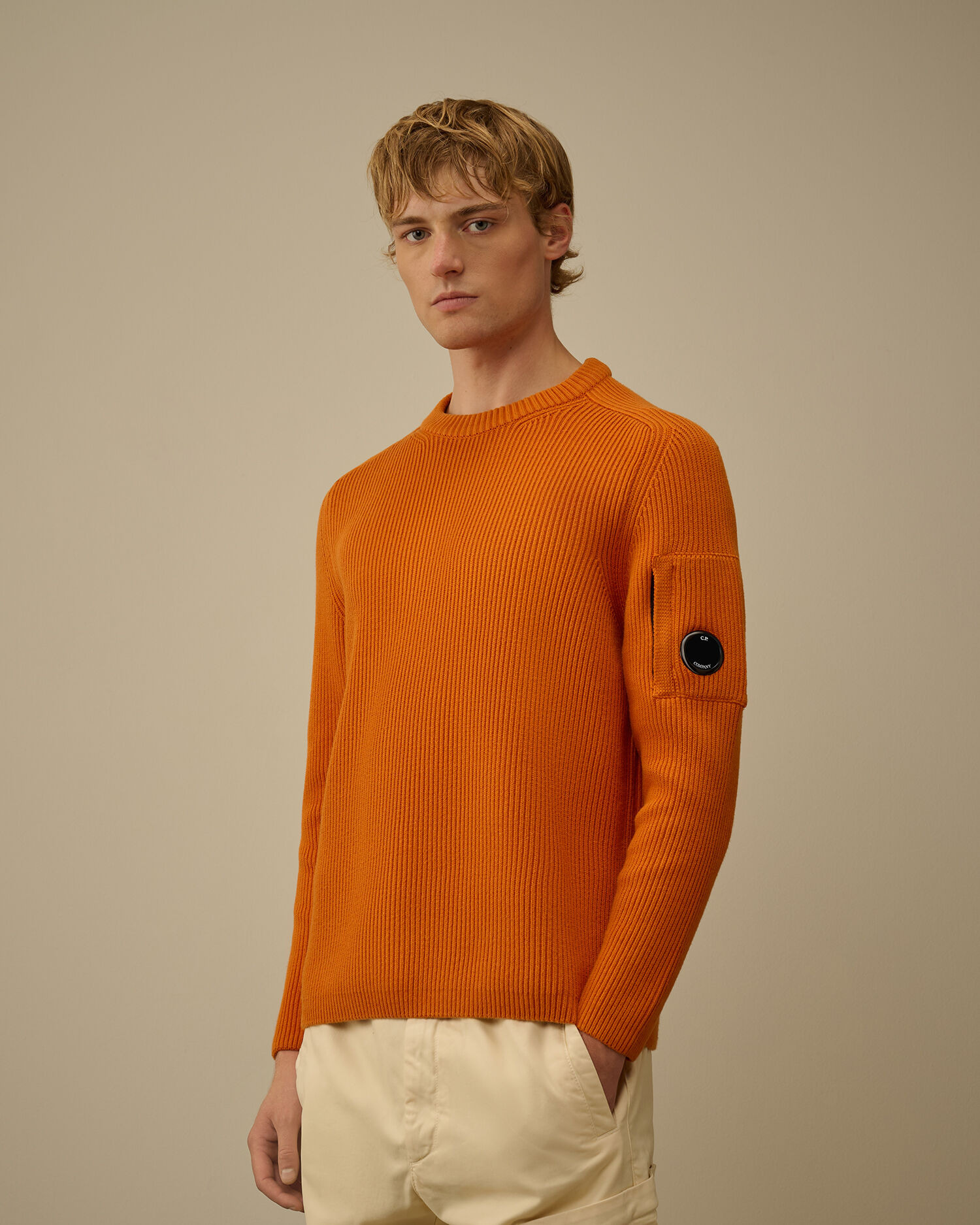 Full Rib Crewneck Lens Sweater - 3