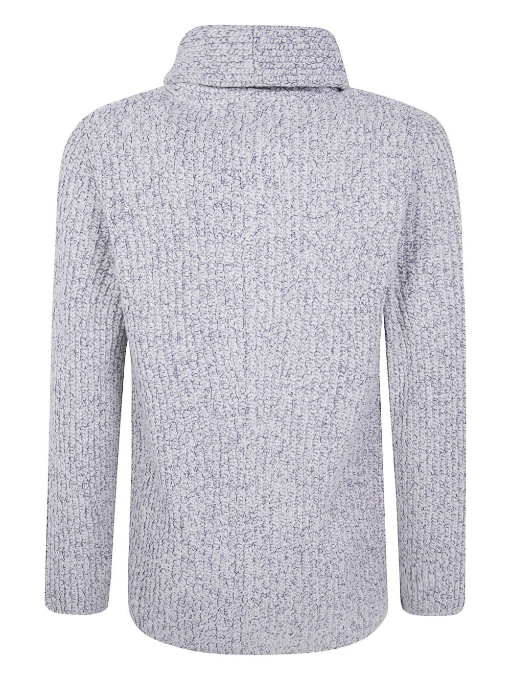 shawl-collar double-breasted cardigan - 2