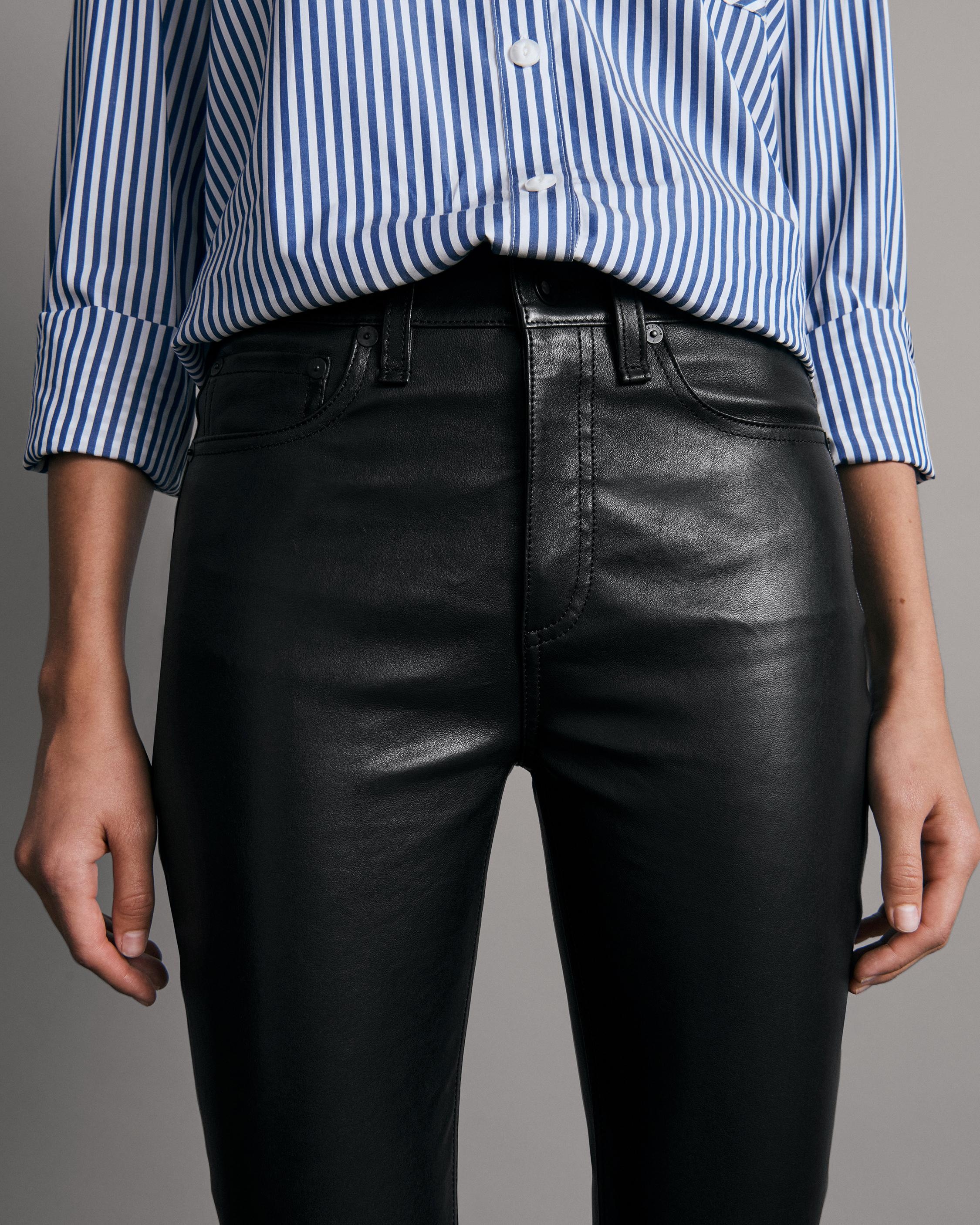Nina High-Rise Skinny Leather Pant
Slim Fit Pant - 5
