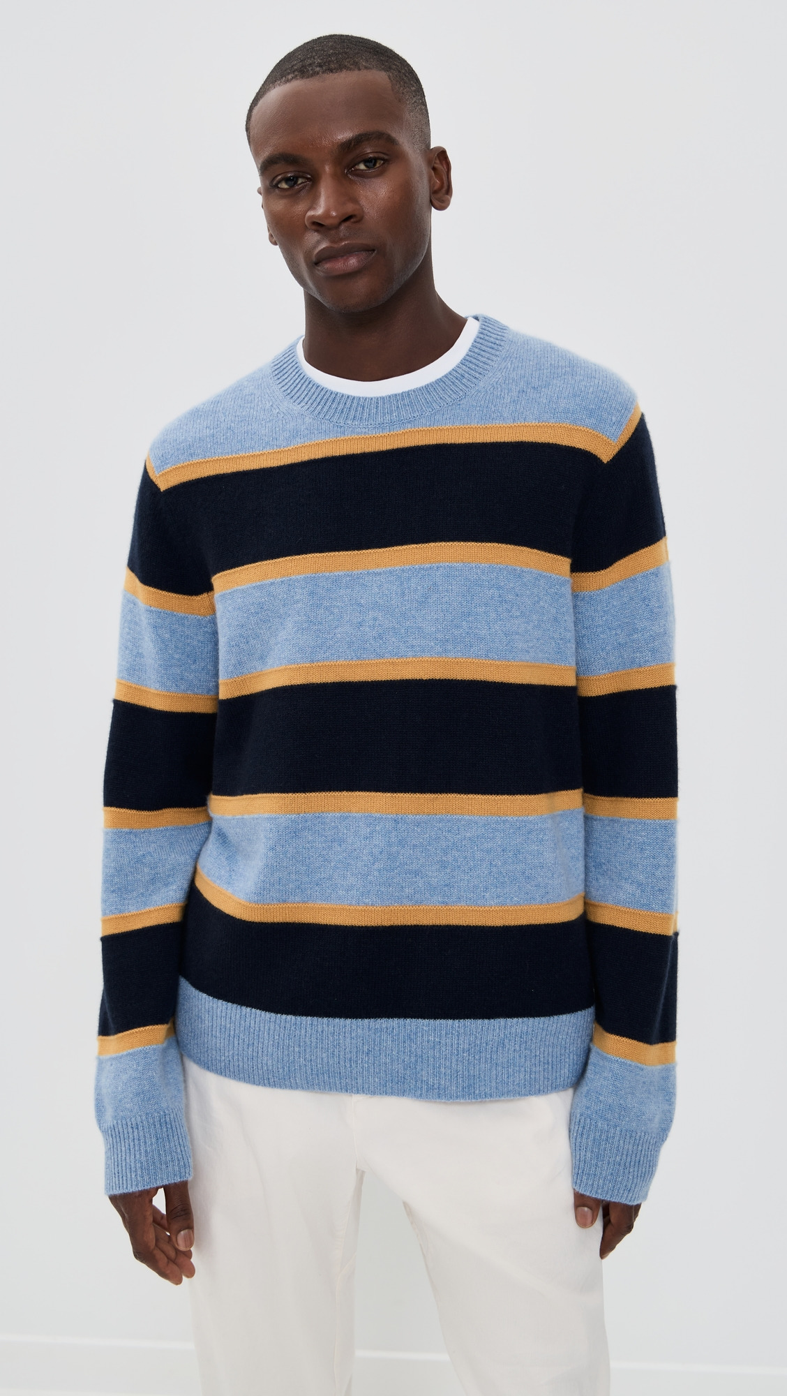 Stripe Crew Sweater - 6
