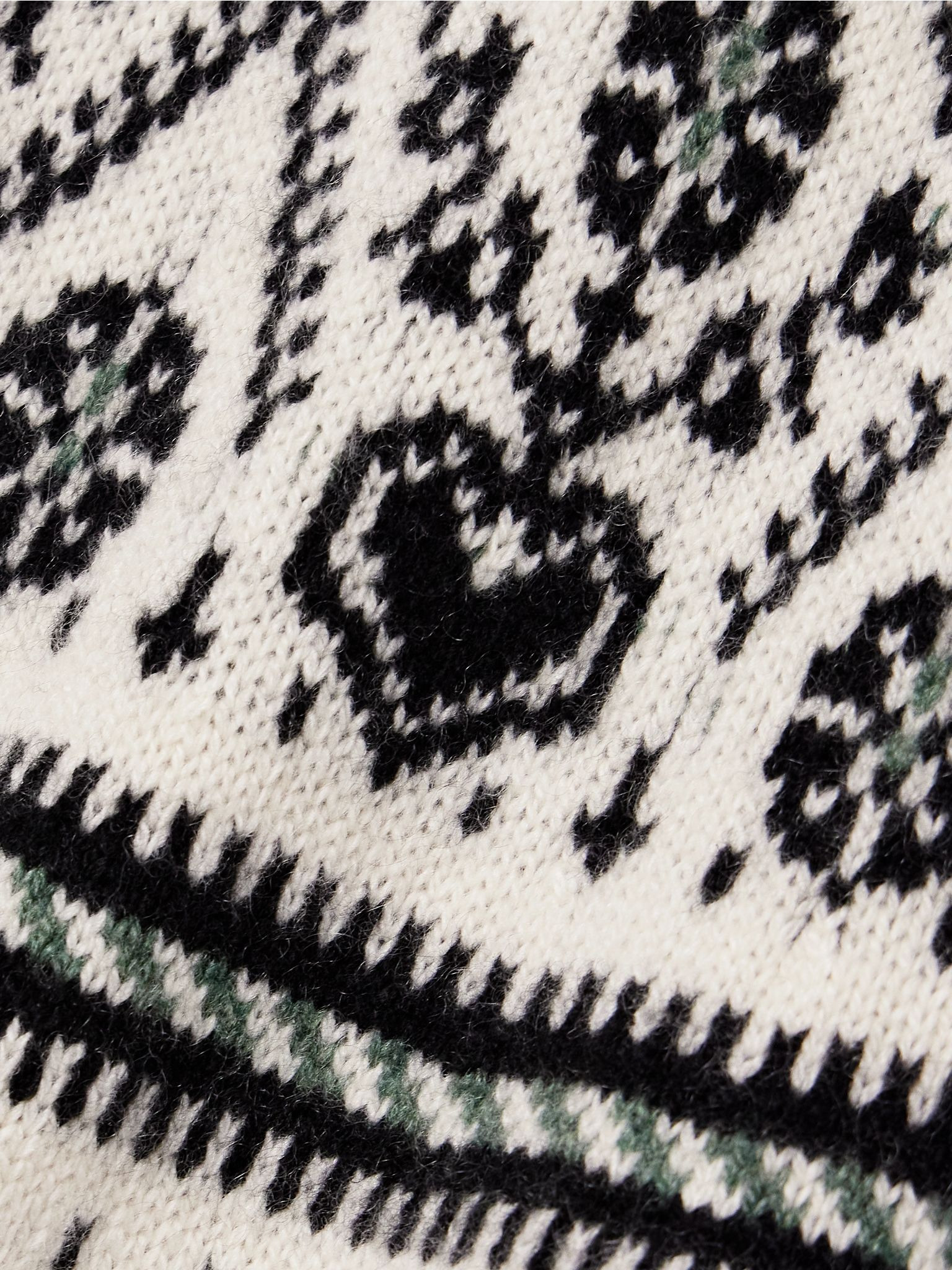 Guy intarsia cashmere-blend sweater Cream - 4