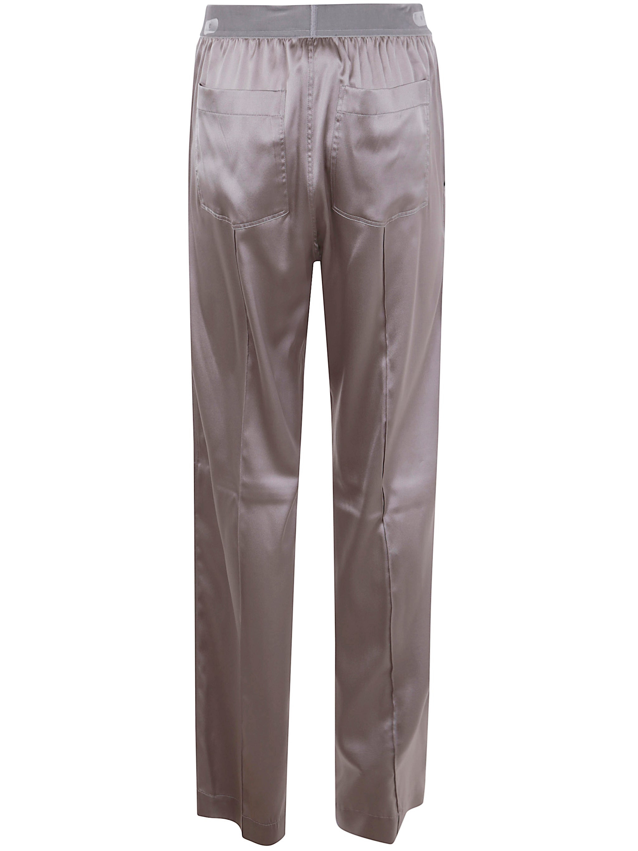Tom Ford Women Stretch Silk Satin Pijamas Trousers - 2