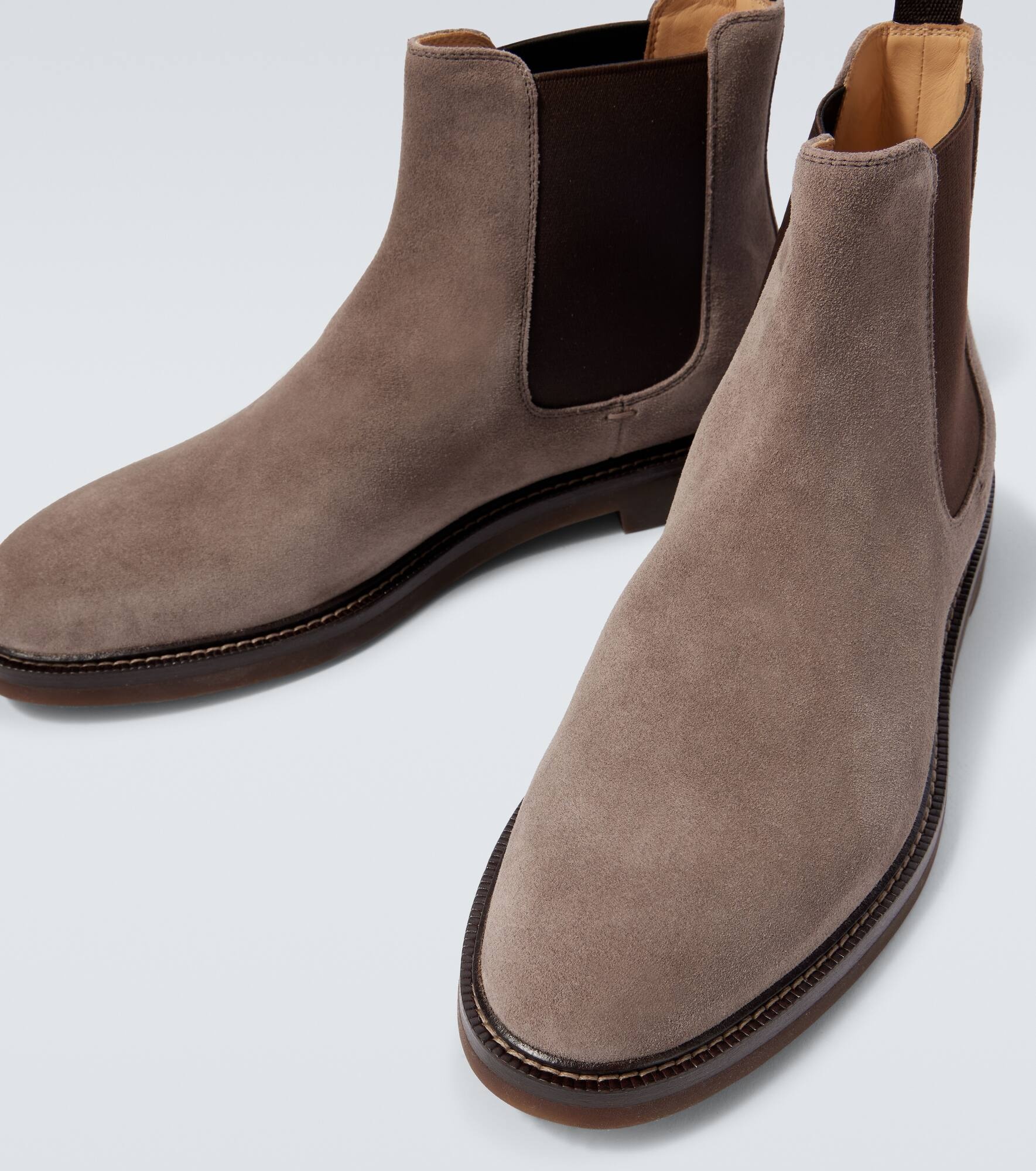 Suede Chelsea boots - 3