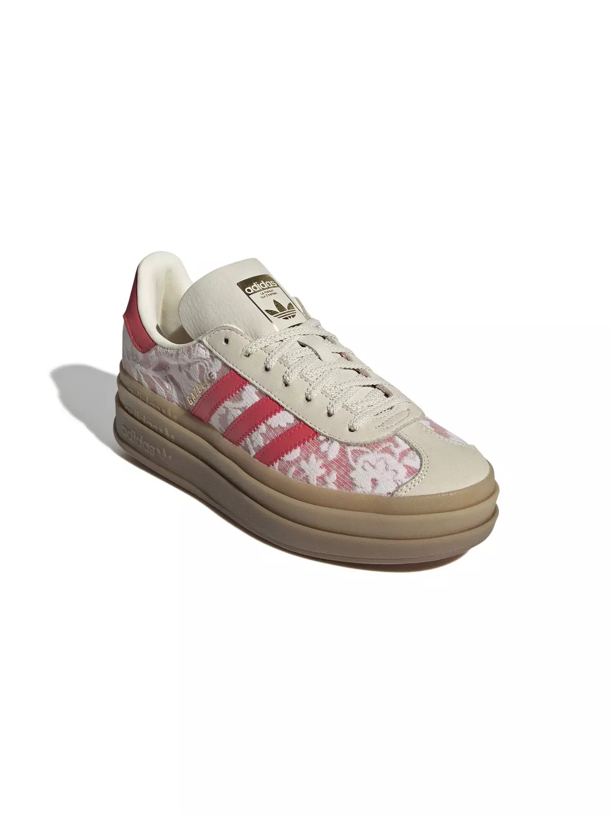 Originals Gazelle Bold X Liberty London "White/Cream White/Better Scarlet" Women's Shoe - 3