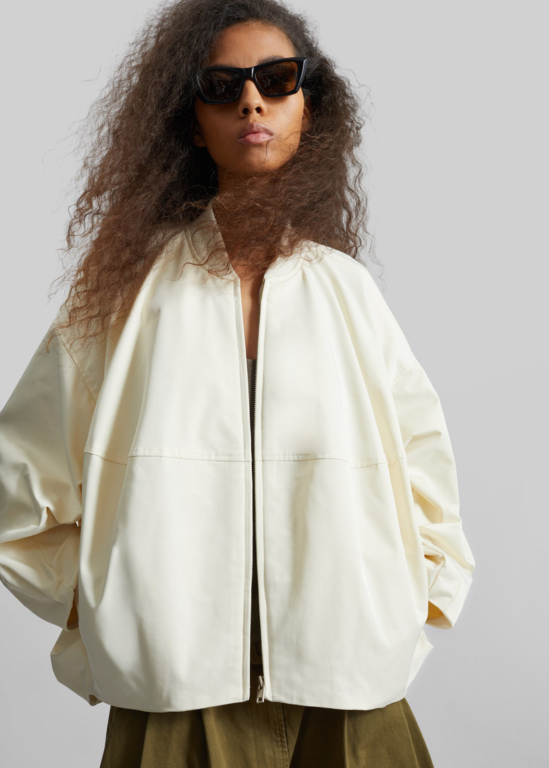 Marslev Cocoon Jacket - Cream 3