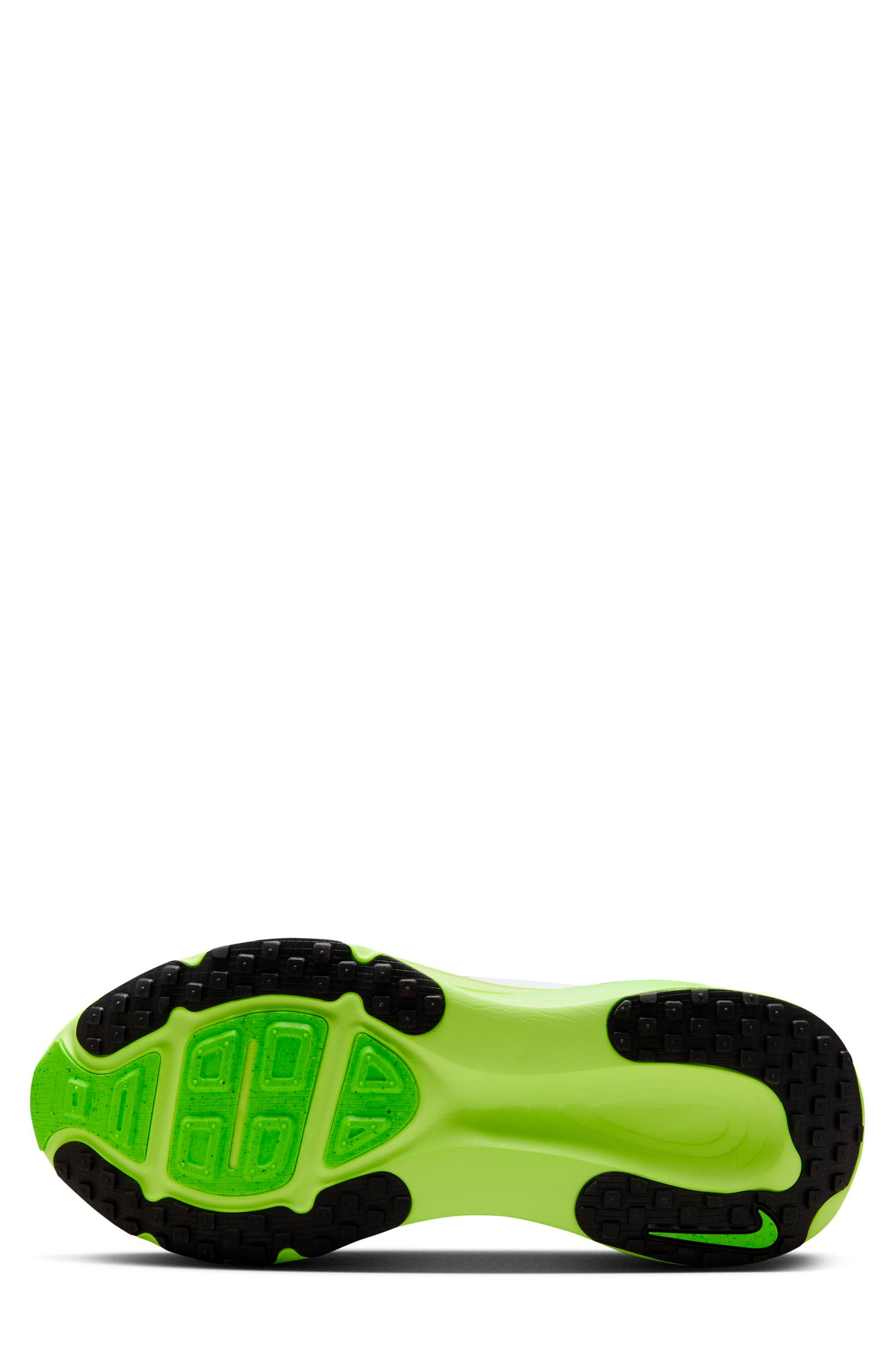 Nike Vomero 18 Running Shoe in White/Electric Green at Nordstrom - 5