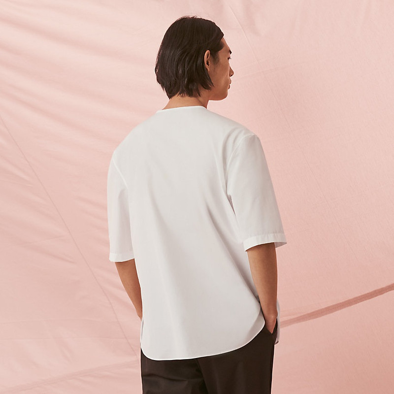 Hermès T-shirt with zipped V-neck outlook