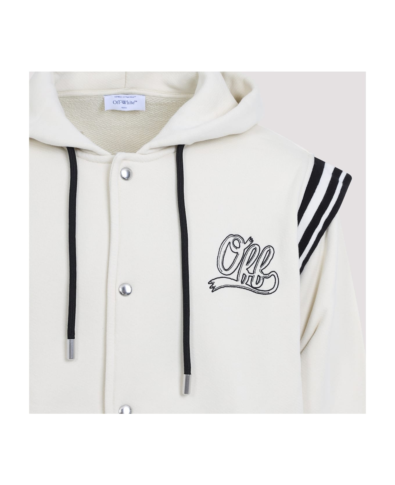 Off Fleece Varsity Hoodie - 5