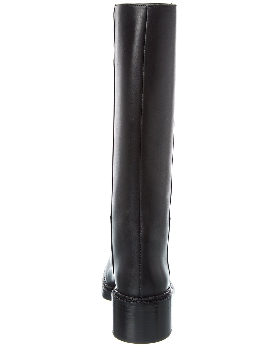 Prada Logo Leather Knee-High Boot - 3