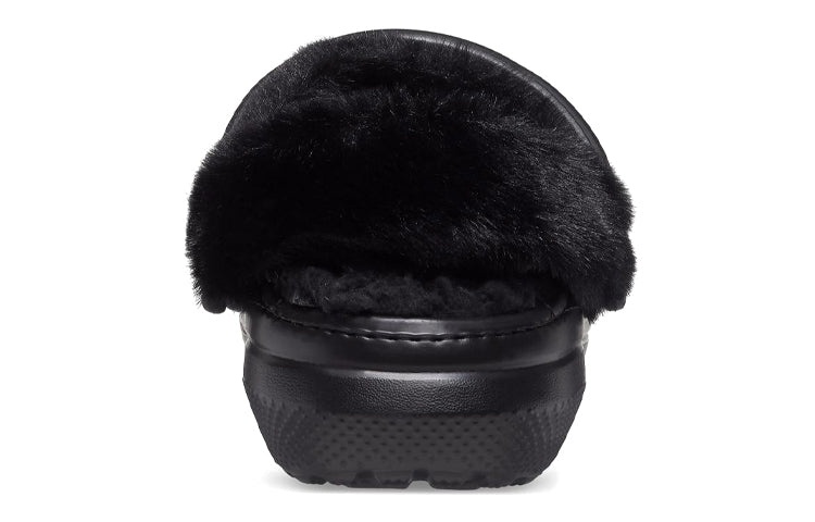 Crocs Classic Fur Sure Slip On Clogs 'Black' 207303-001 - 7