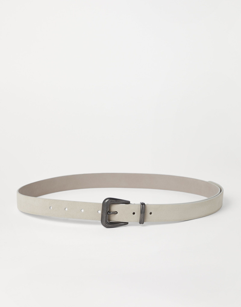 Suede calfskin belt 1