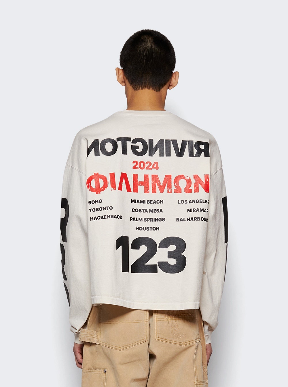 Rivington Roi Rebis☆関税込☆PHILEMON CVA 長袖Tシャツ RIVINGTON roi Rebis Philemon Cva Long Sleeve Tee Max White