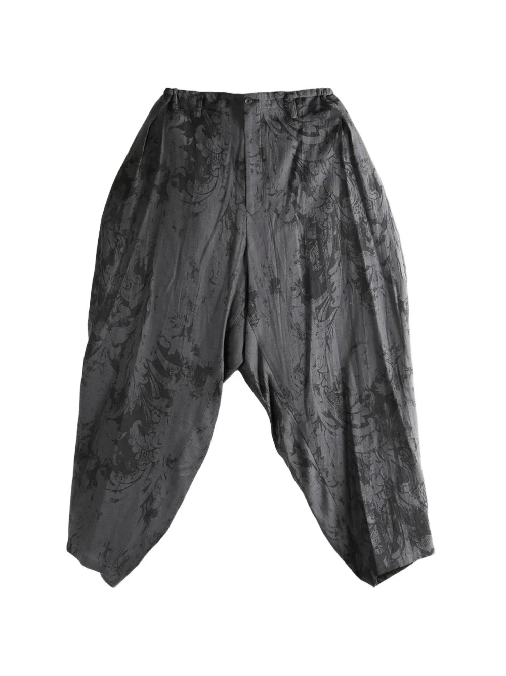 jacquard patterned trousers - 1