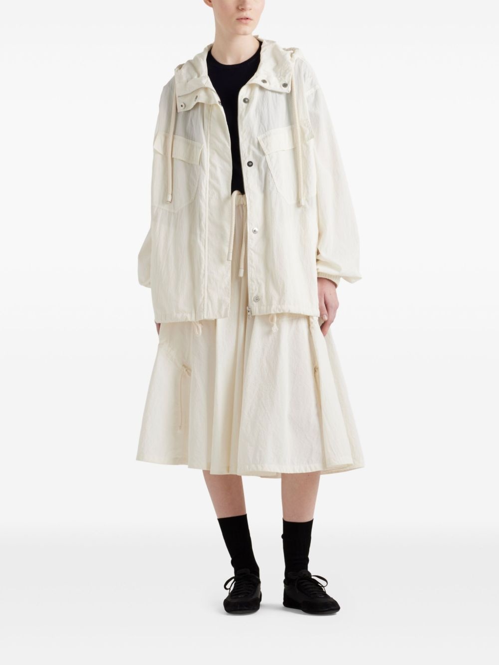pongé blouson jacket - 2