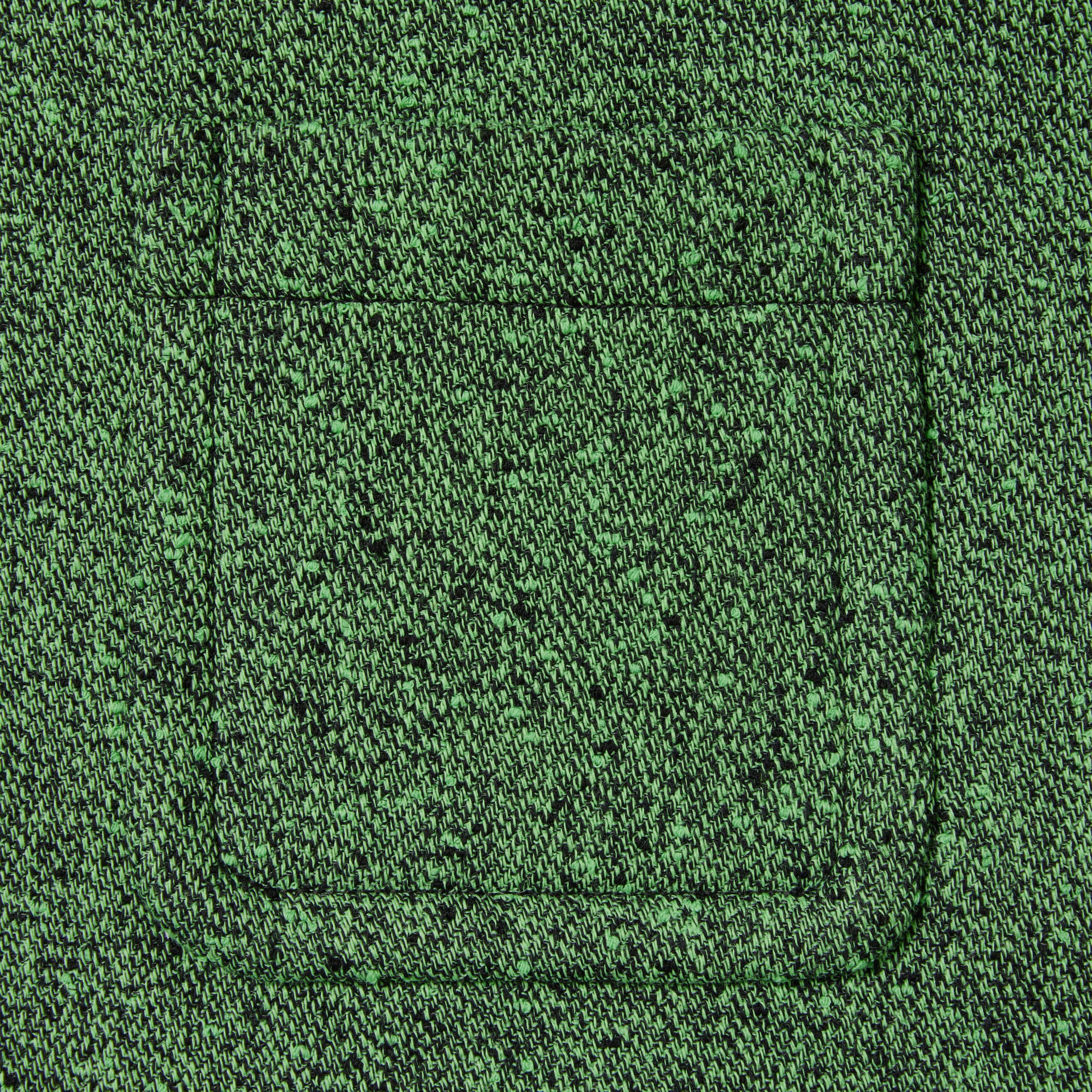 Cotton wool mouliné dress - 6