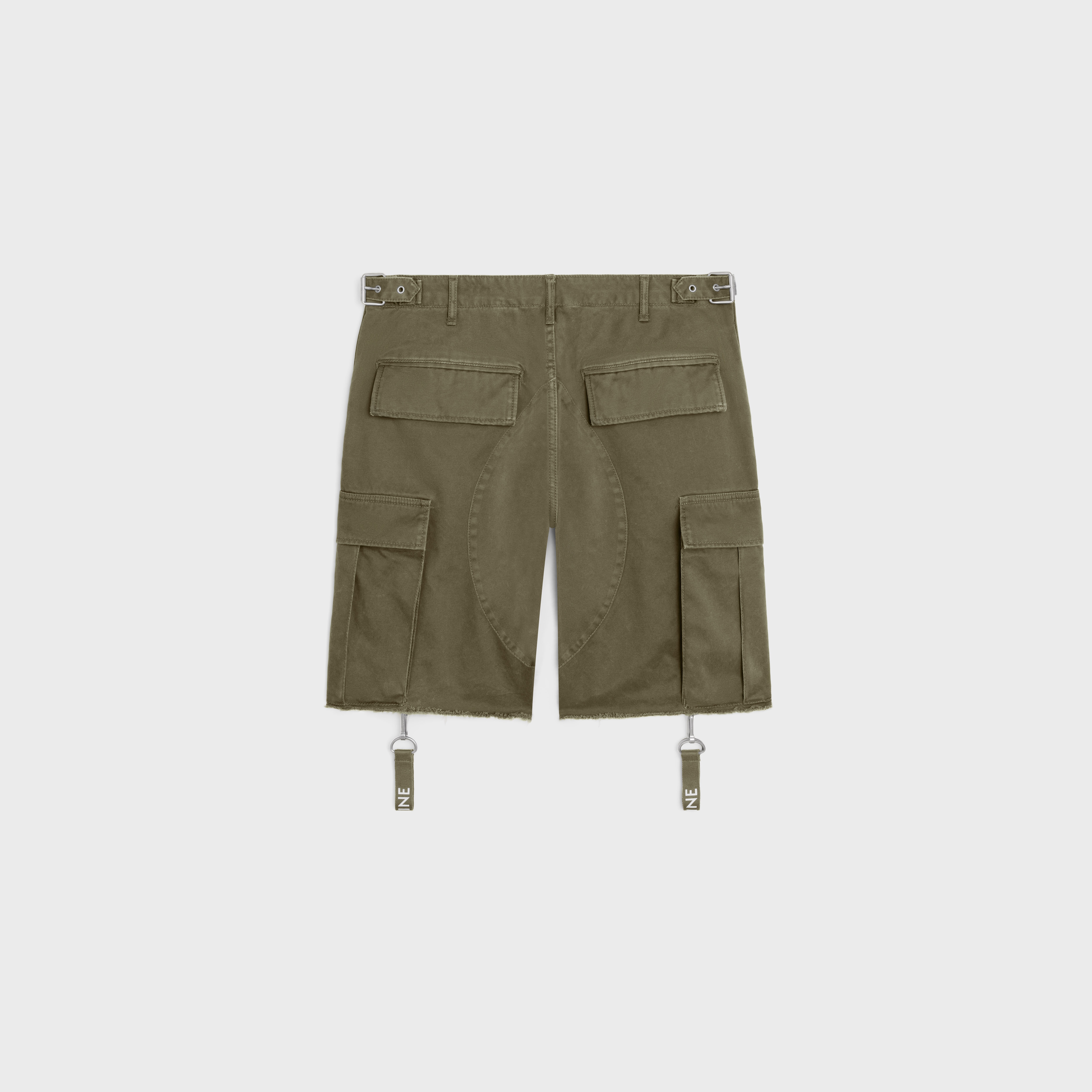 shorts with celine straps in cotton - 2