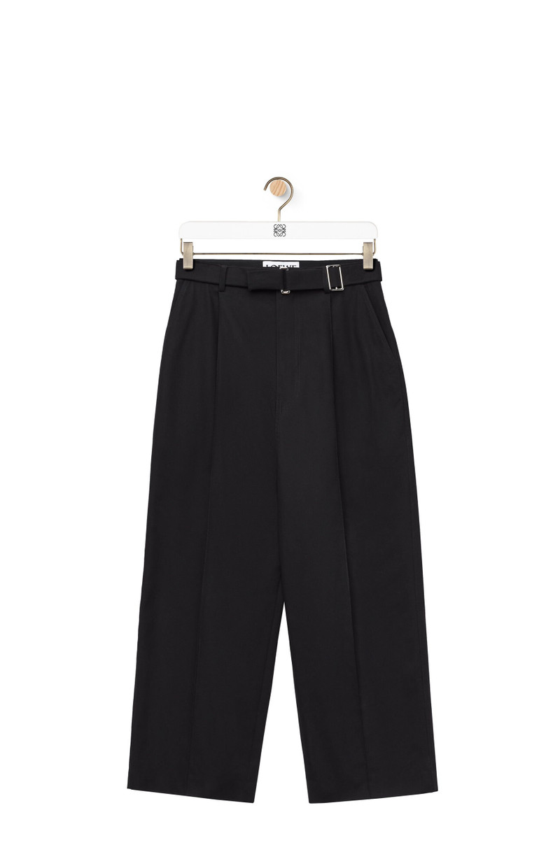 Low crotch trousers in cotton 1