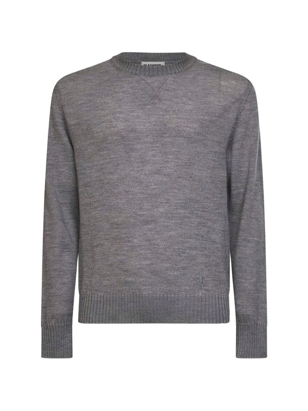 monogram-embroidered crew-neck sweater - 1