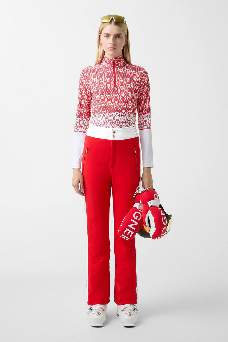 BOGNER Illma ski pants in Red/White outlook