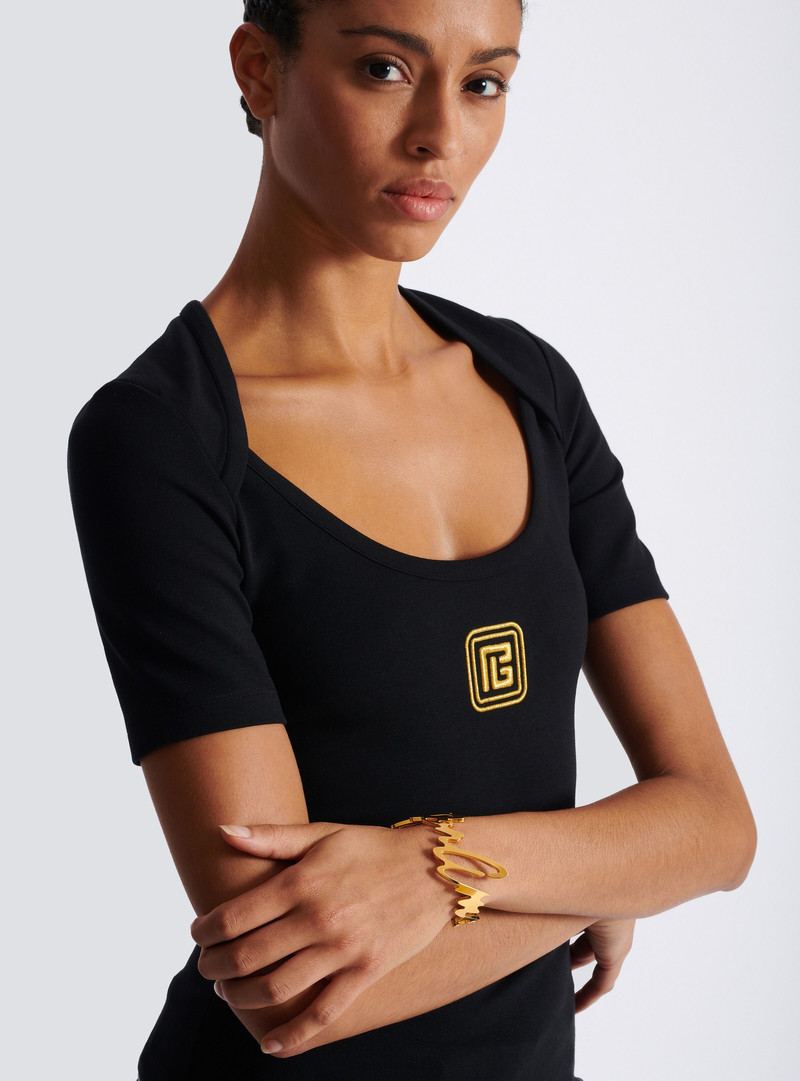 Balmain "Mon amour" brass bracelet outlook