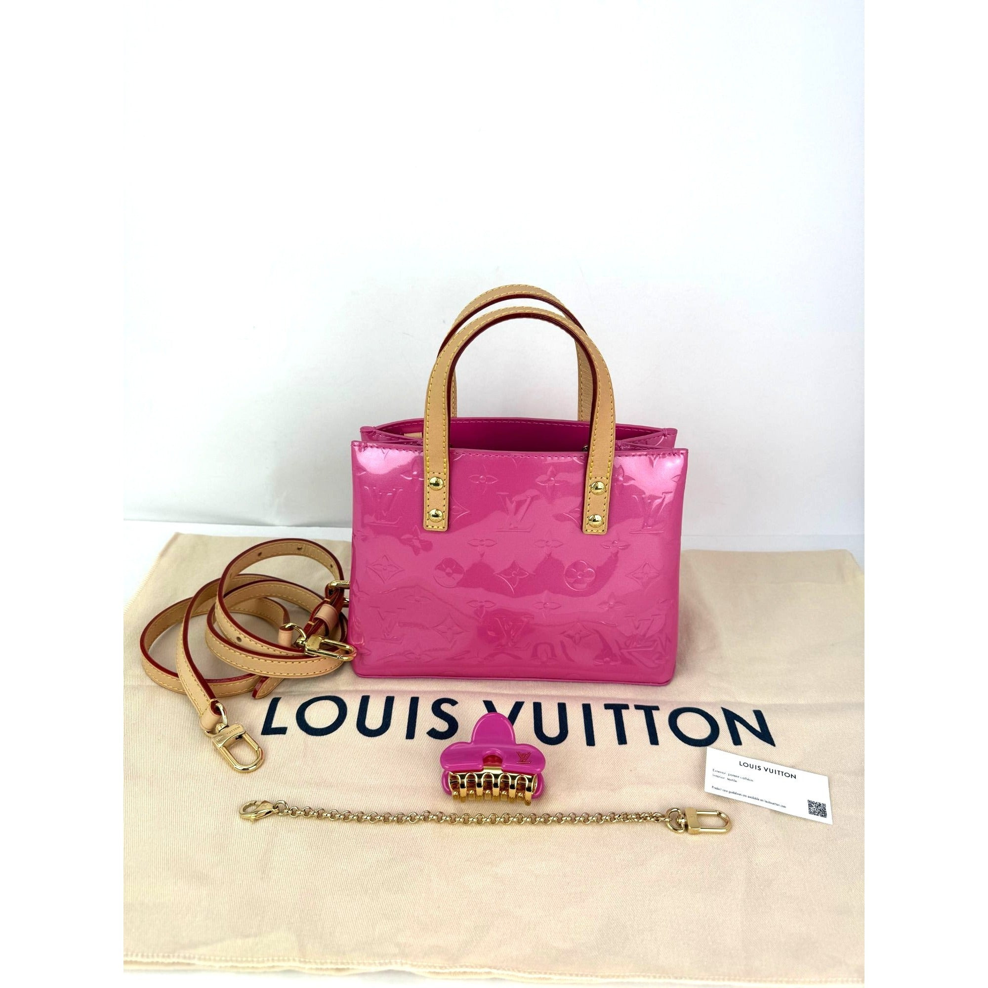 Louis Vuitton Vernis reade PM NM Neon Pink Crossbody Bag - 2
