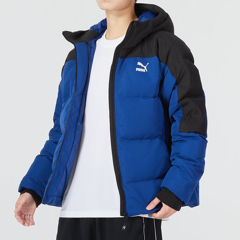 PUMA Colorblock Padded Down Jacket 'Blue' 537685-16 - 3