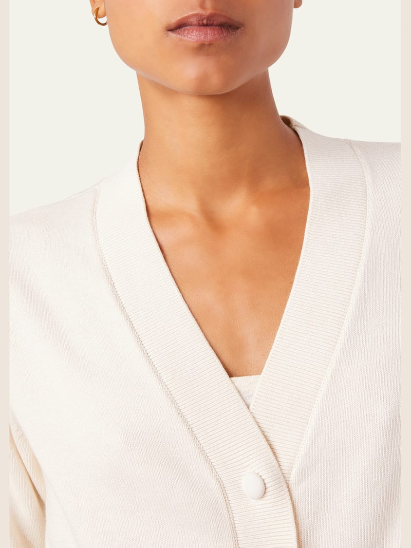 Serena Cotton Cashmere Knit Cardigan 5