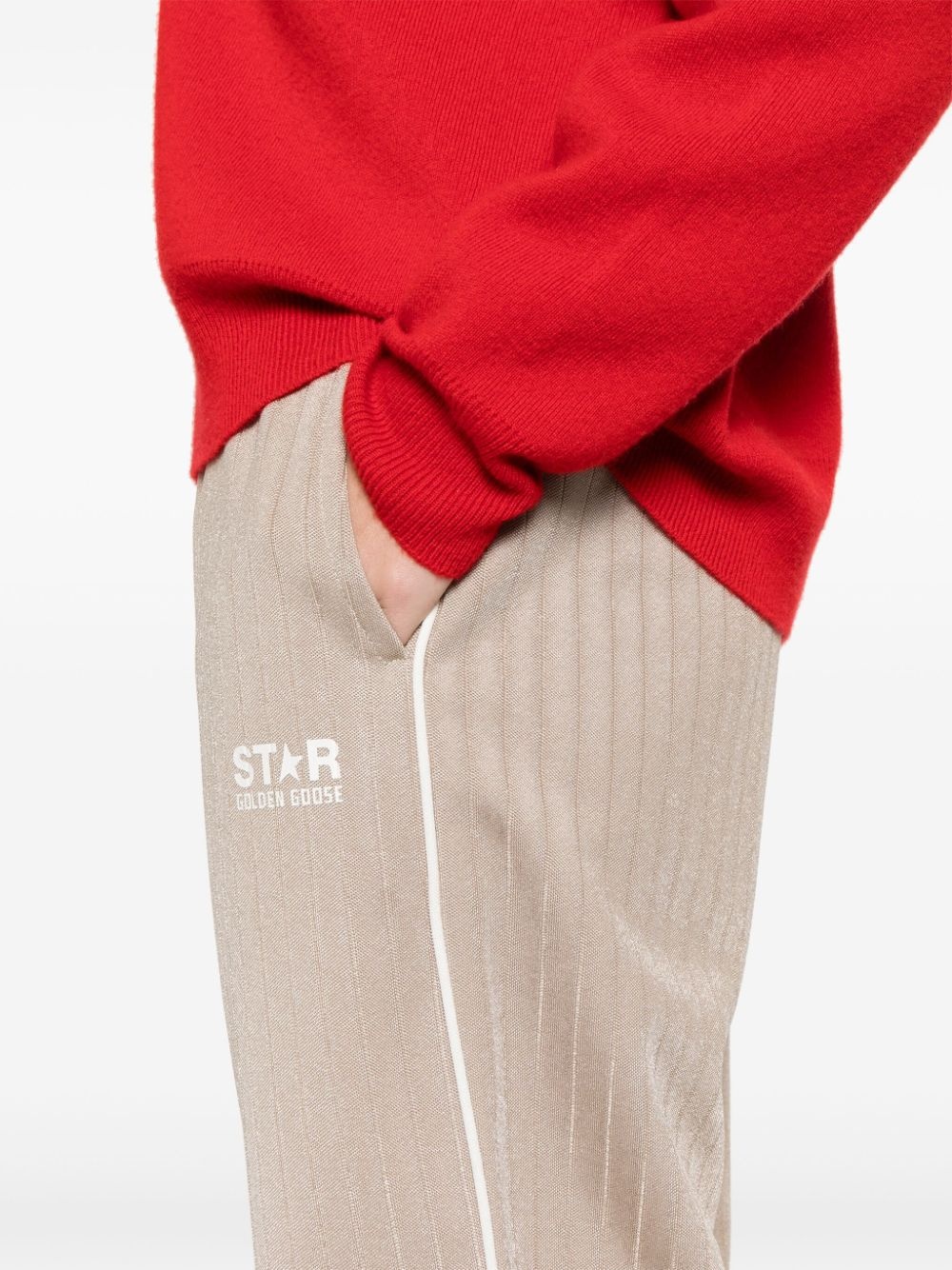 Star wide leg trackpants - 2