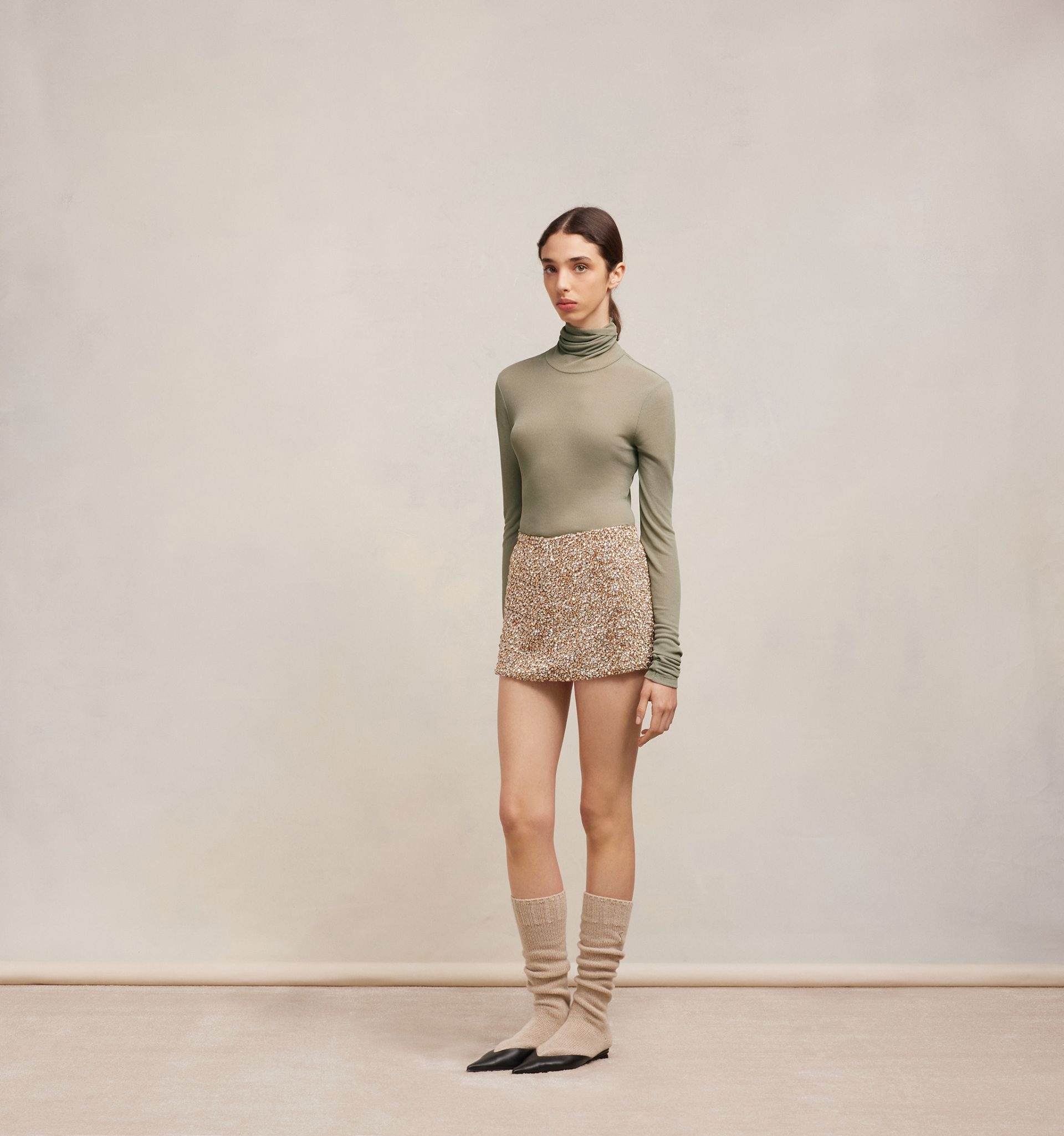 Turtleneck T-shirt - 4