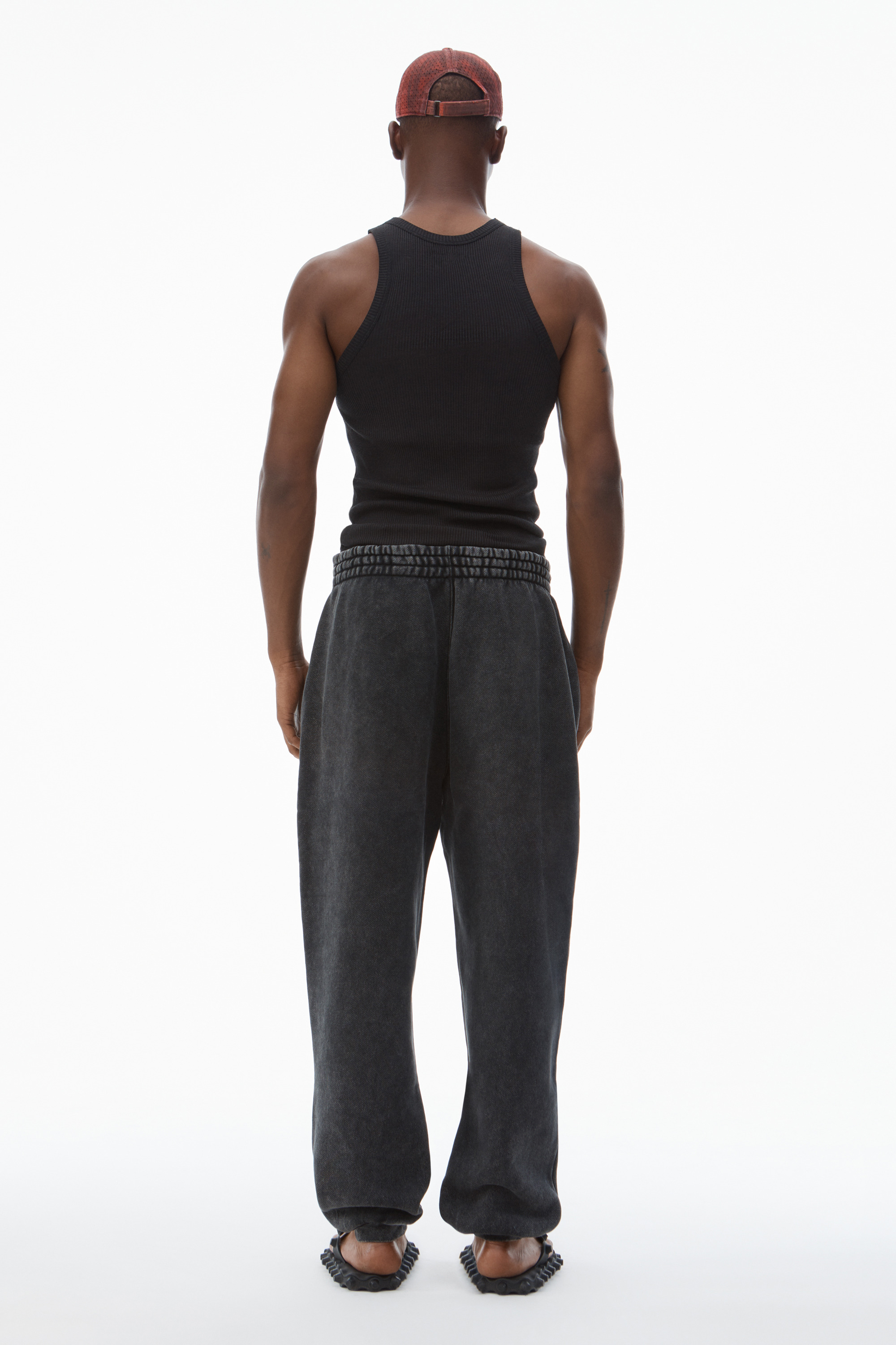 SWEATPANT IN DENSE FLEECE - 4